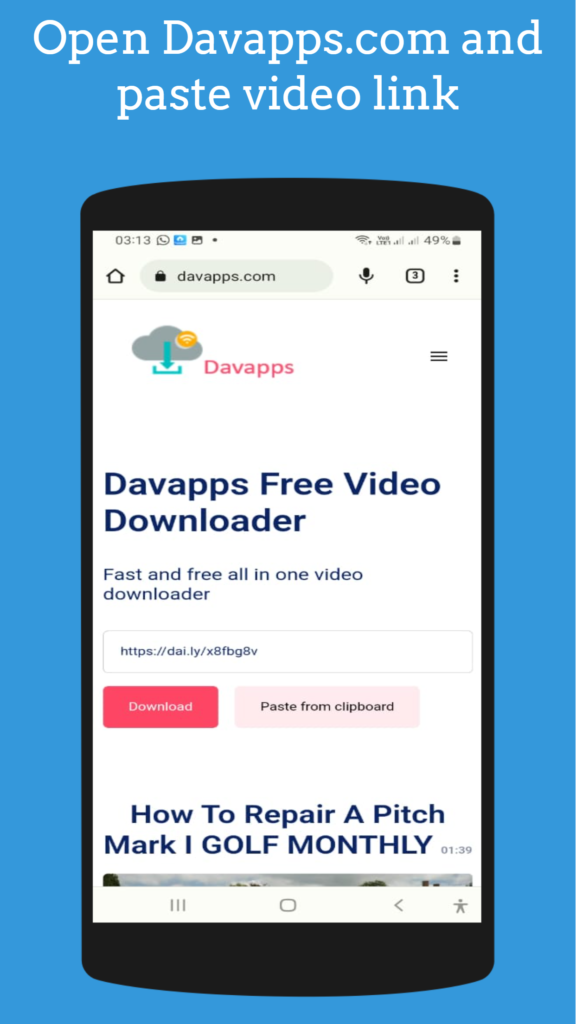 Pinterest Video downloader - Davapps