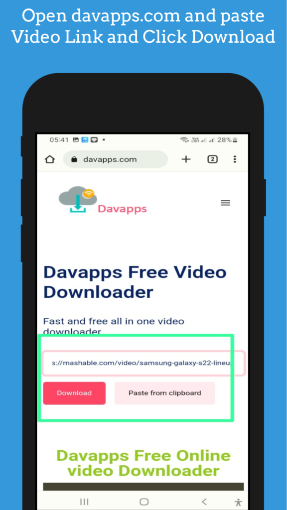 Tumblr video downloader - Davapps